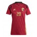 Maglie da calcio Belgio Lois Openda #20 Prima Maglia Femminile Europei 2024 Manica Corta